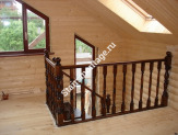 Лестница из дерева в частный дом, квартиру, на дачу